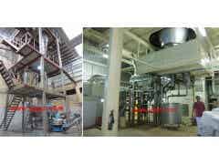 上排風(fēng)多級(jí)噴霧流化造粒干燥機(jī)流程圖