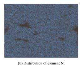 LiF改性后NCM811正極材料的SEM照片及 Ni、Co、Mn和F元素的面分布圖