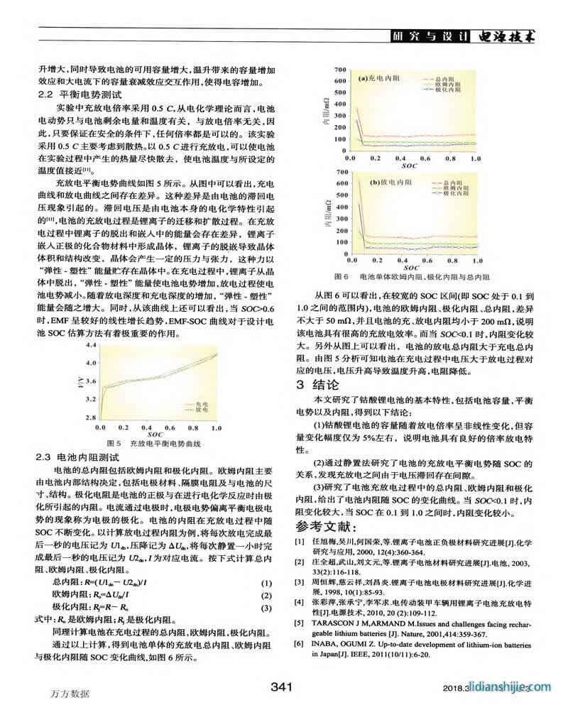 鈷酸鋰電池性能研究