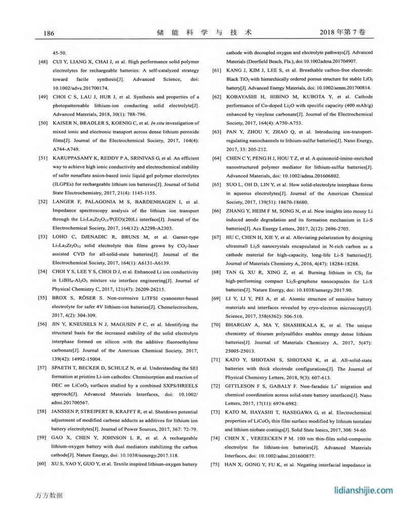 鋰電池百篇論文點評