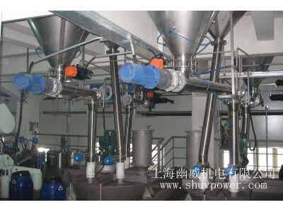 幽威電池粉料稱重計量配料系統(tǒng)