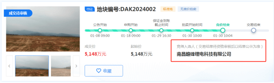 南昌贛鋒鋰電科技有限公司