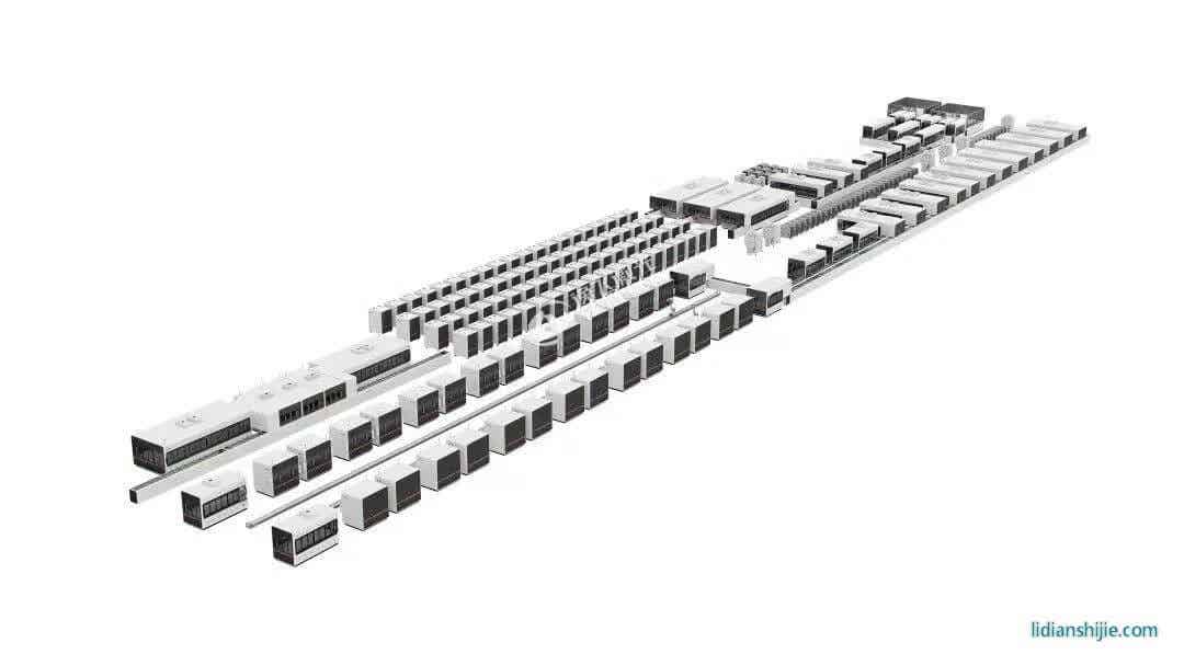 逸飛激光150PPM圓柱全極耳智能生產線