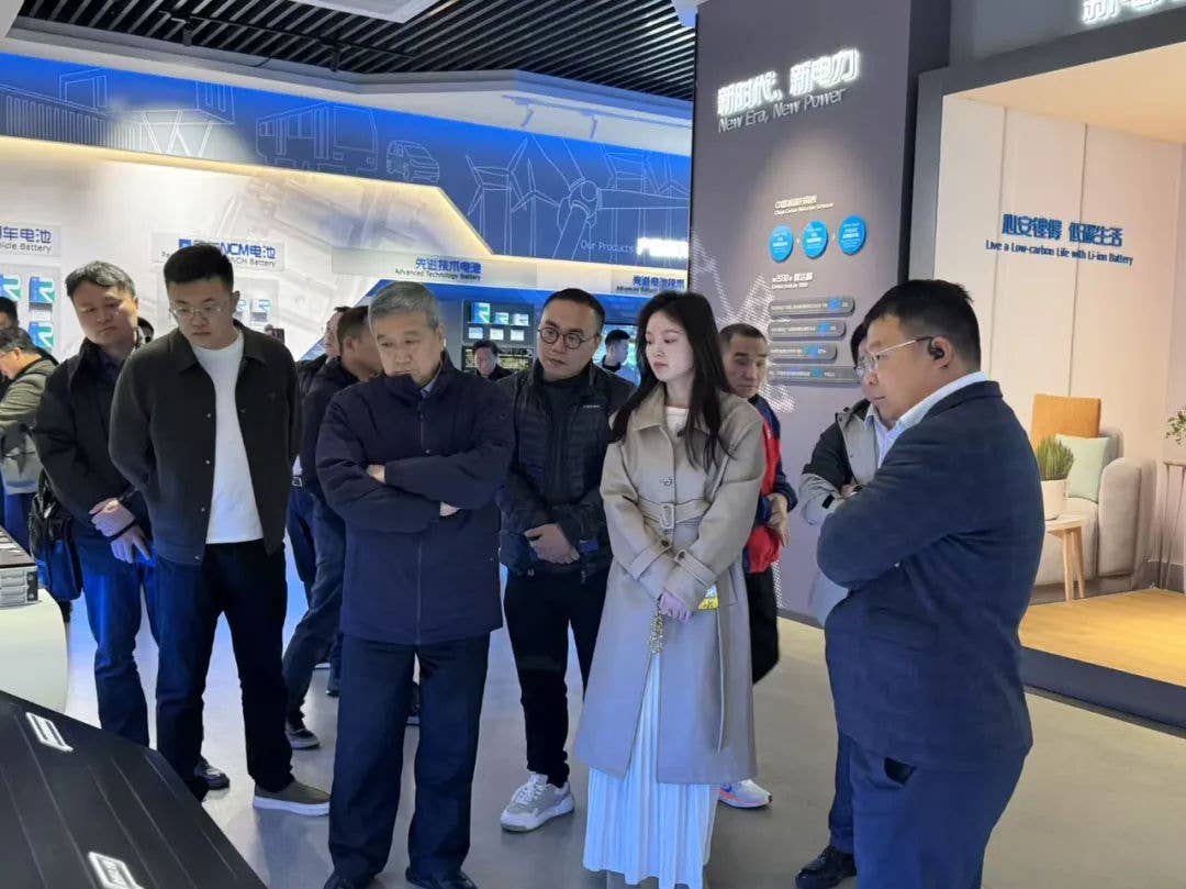 中國電池工業協會副理事長兼執行秘書長王建新率隊調研瑞浦蘭鈞