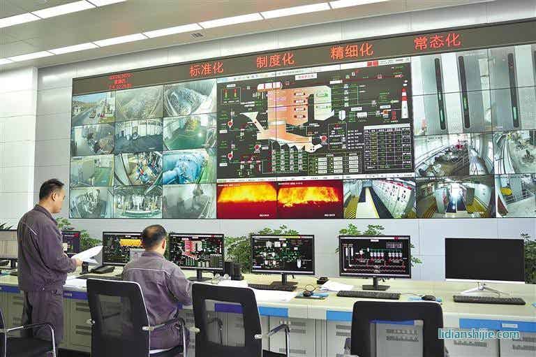 渭南市中心城區(qū)垃圾焚燒發(fā)電處理項(xiàng)目中央控制室