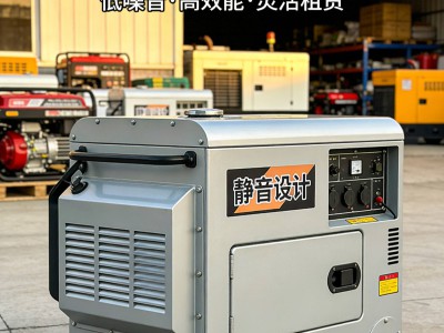淄博三相380V發電機租賃 工業設備專用圖2